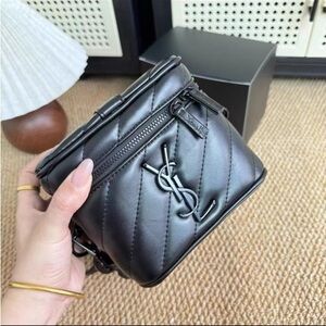 GWP Yves Saint Laurent VIP/Novelty Vanity Black Quilted Bag